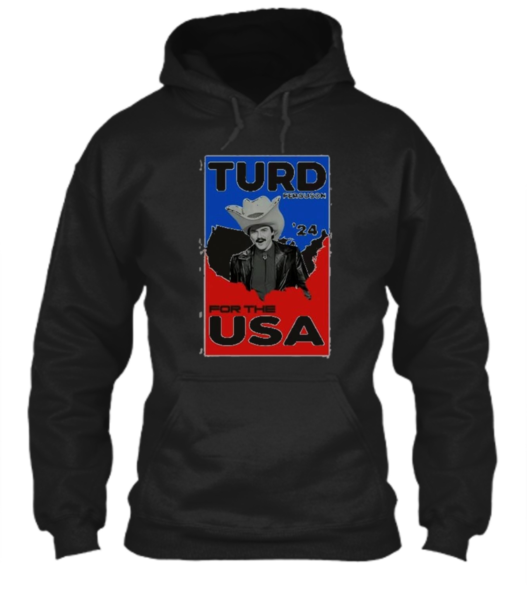 Turd Ferguson 24 For The Usa Cowboy Hat Map Shirt