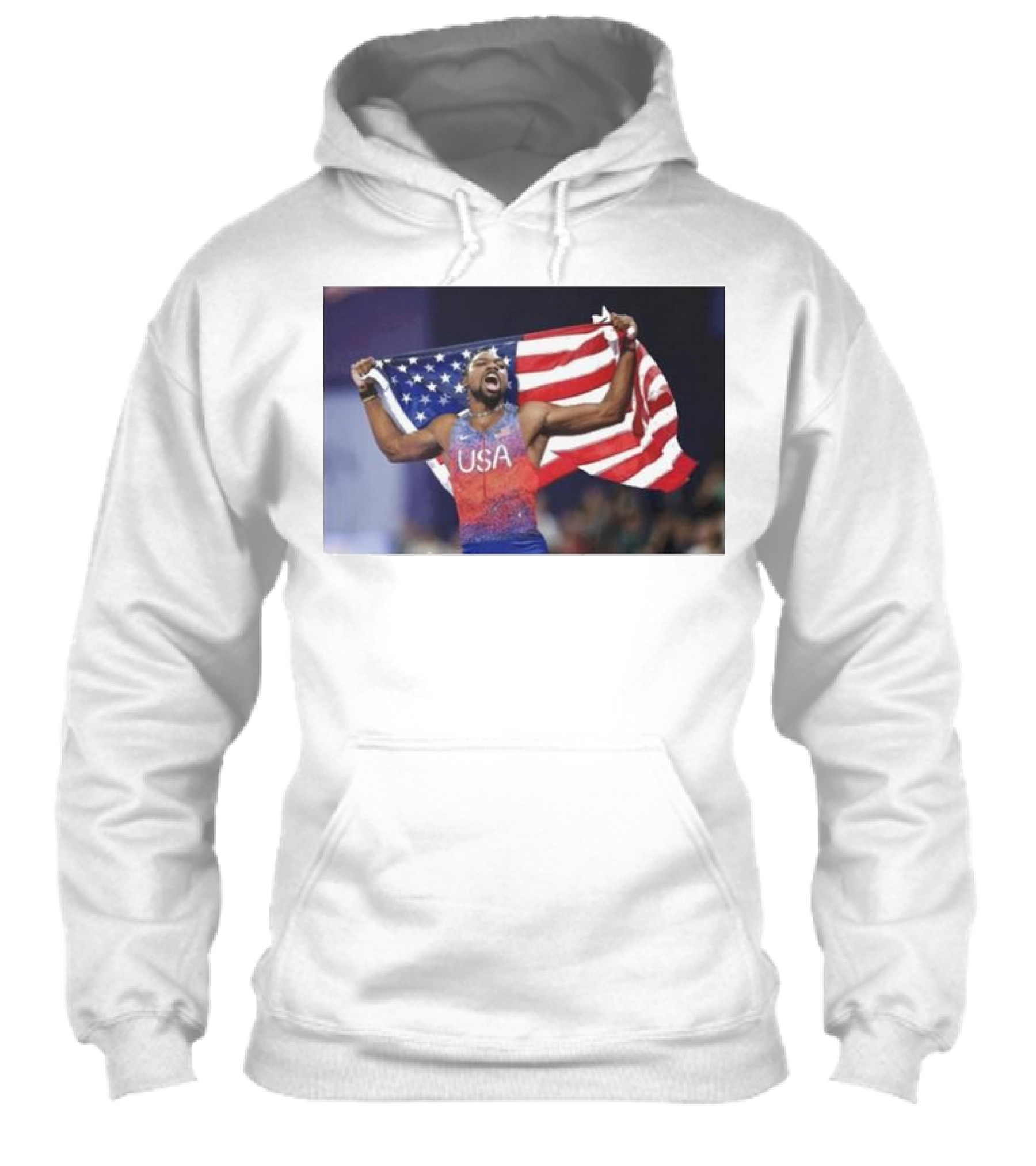 Usa Track Champion Noah Lyles Celebrates 100M Victory Paris Olympics Shirt