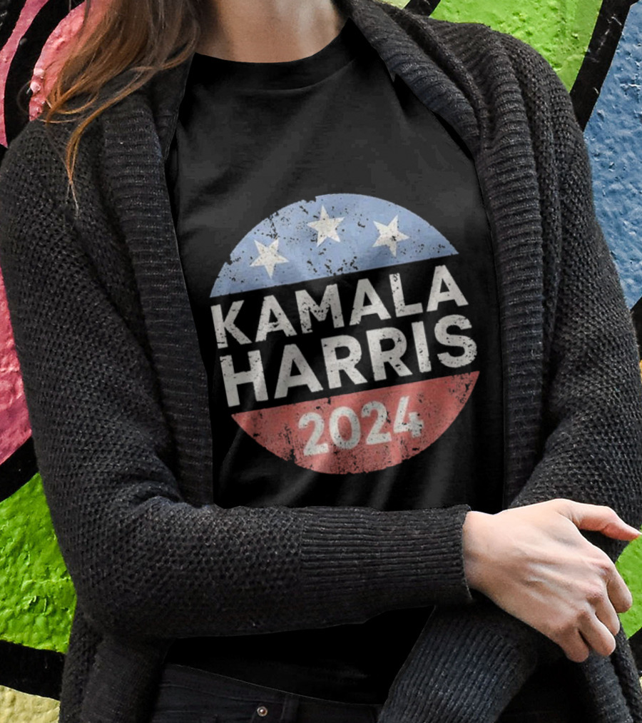 Kamala Harris 2024 Three Stars Election Campaign Shirt
