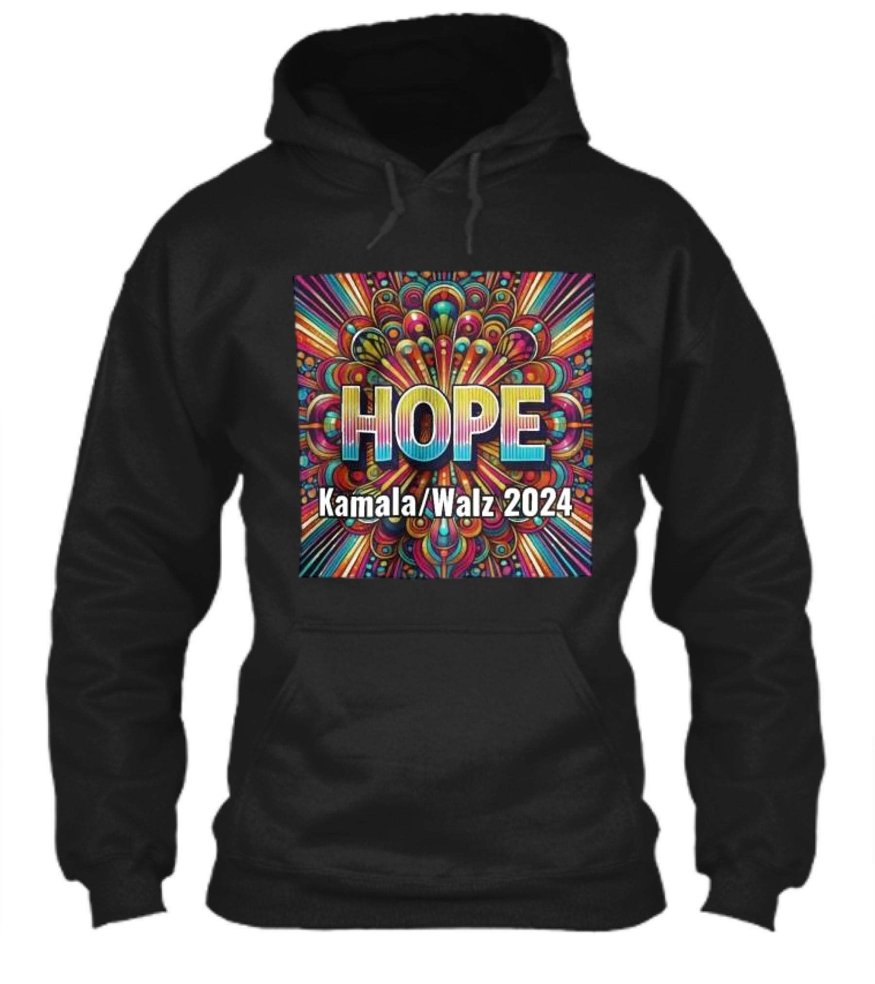 Hope Kamala Walz 2024 Colorful Campaign Vision Shirt