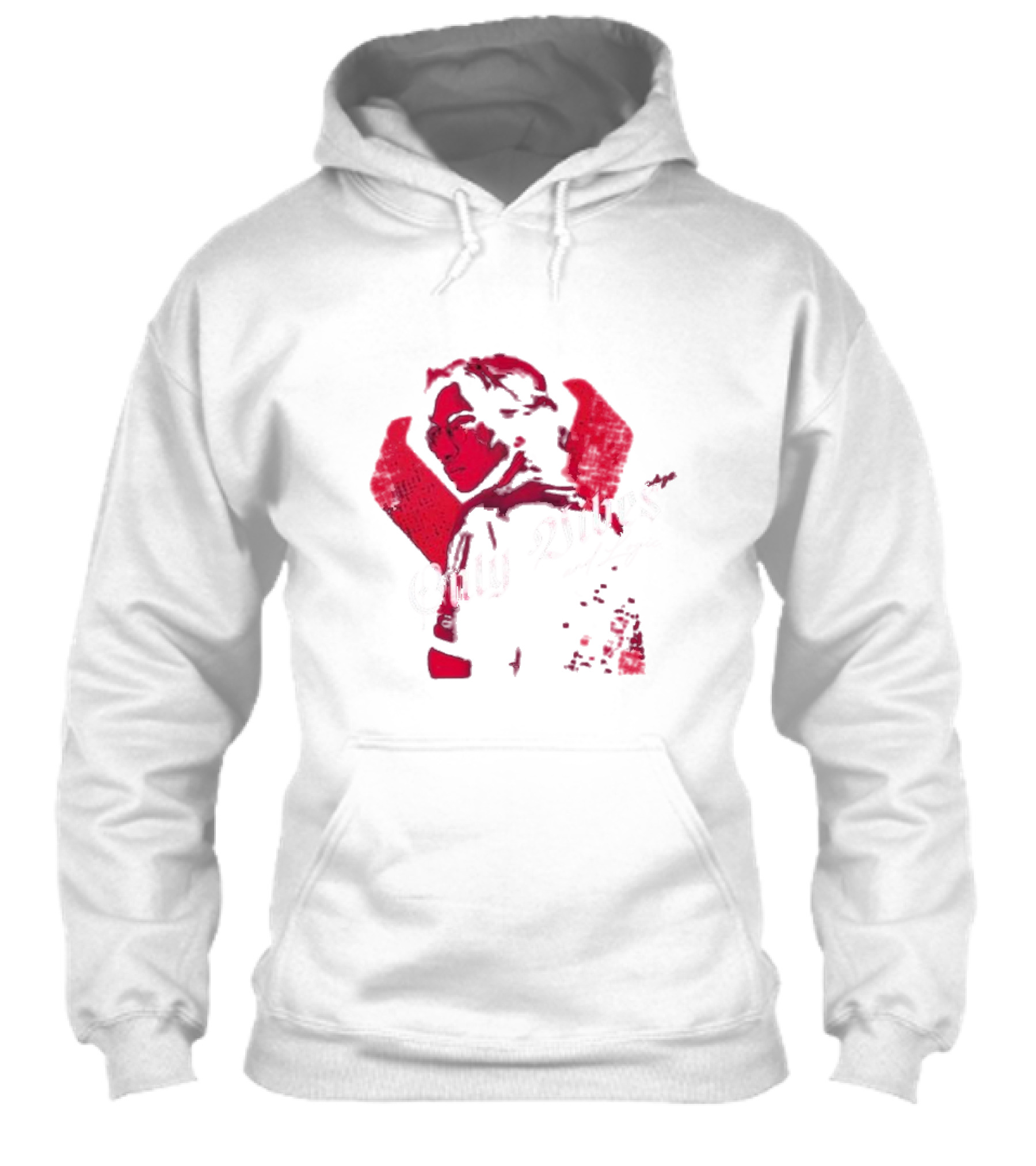 Only Vibes And Logic Amine Ouarid Red Abstract Shirt