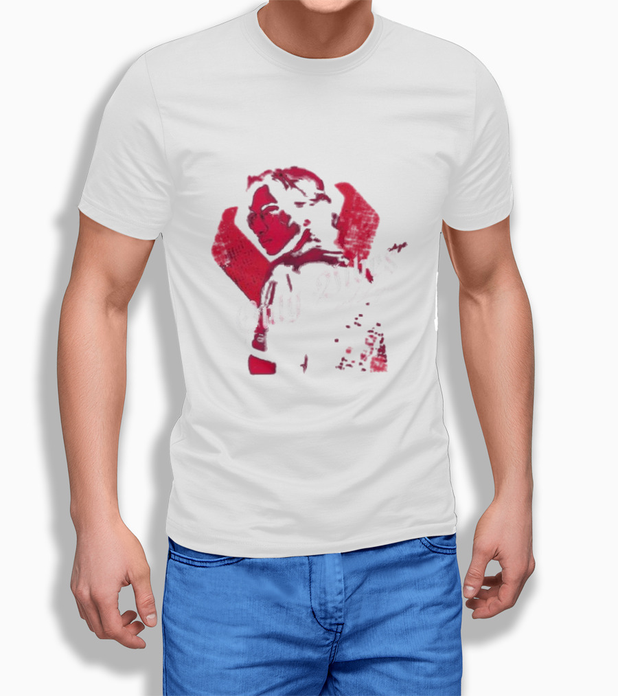 Only Vibes And Logic Amine Ouarid Red Abstract Shirt