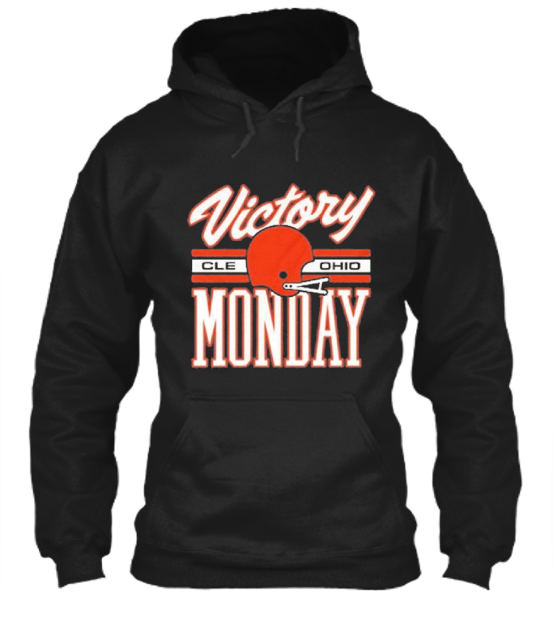 Victory Monday Cle Ohio Football Helmet Shirt