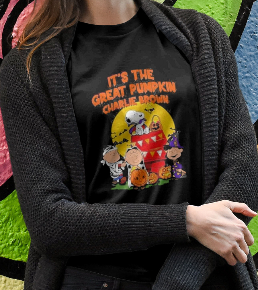 Snoopy Its The Great Pumpkin Charlie Brown Halloween Peanuts Characters Costumes Shirt