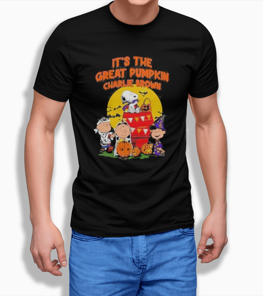 Snoopy Its The Great Pumpkin Charlie Brown Halloween Peanuts Characters Costumes Shirt