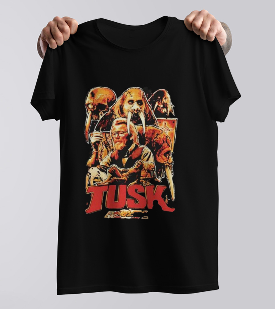 Tusk The Great Darkness House On Cliff Silhouette With Full Moon Shirt