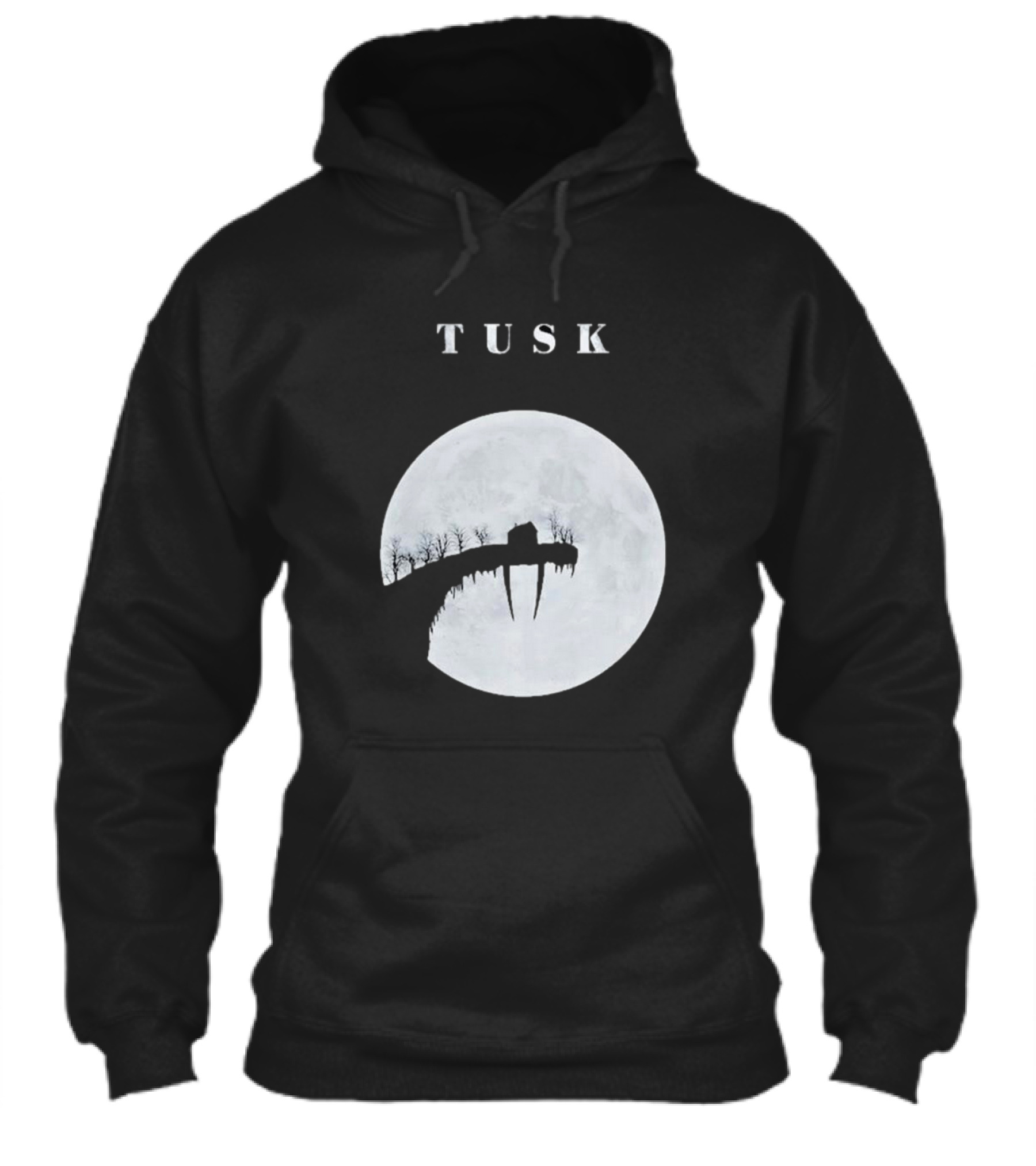 Tusk The Great Darkness House On Cliff Silhouette With Full Moon Shirt