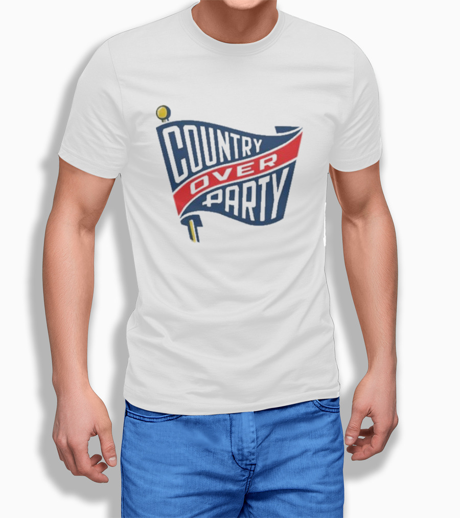 Matthew Dowd Country Over Party Flag Shirt