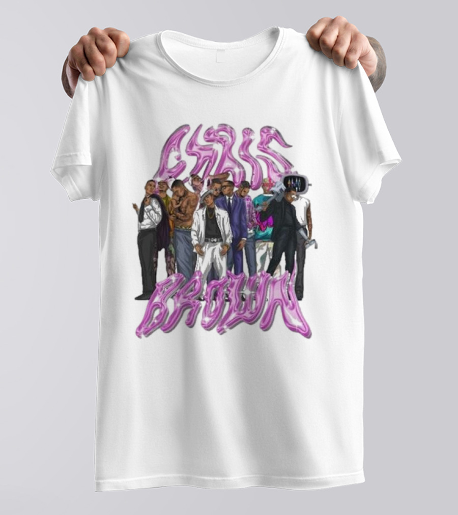 20 Years Of Chris Brown Celebrating Music Journey Icons Shirt