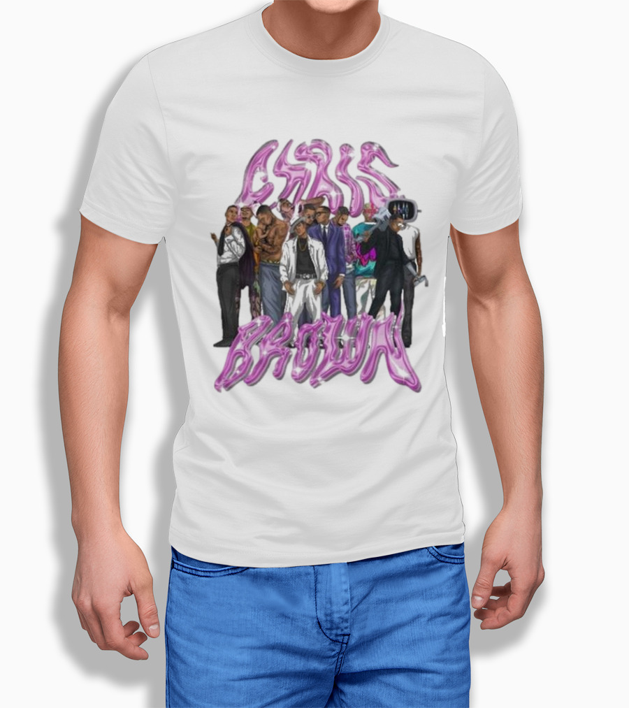 20 Years Of Chris Brown Celebrating Music Journey Icons Shirt
