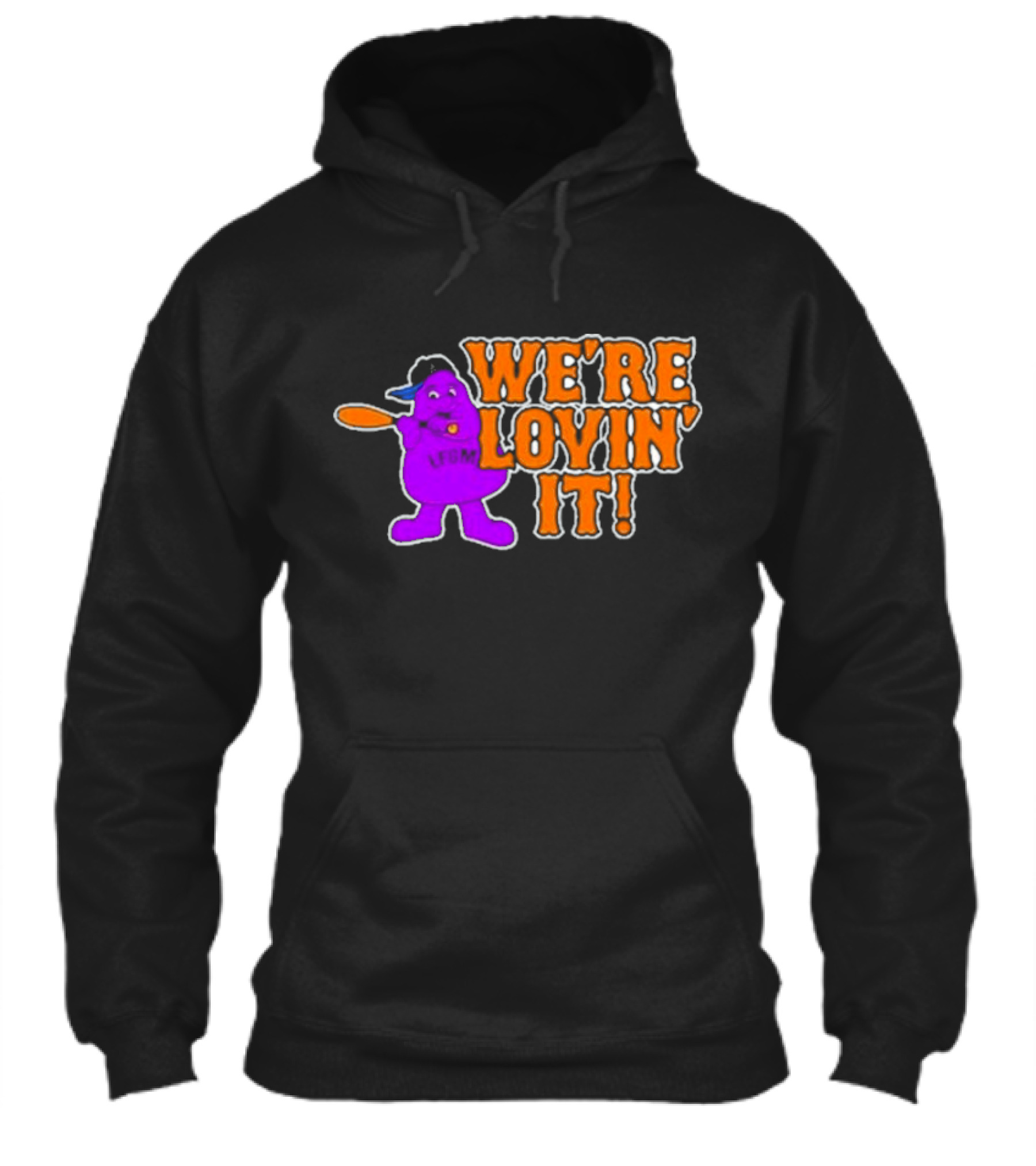 Mets Grimace Were Lovin It Baseball Shirt