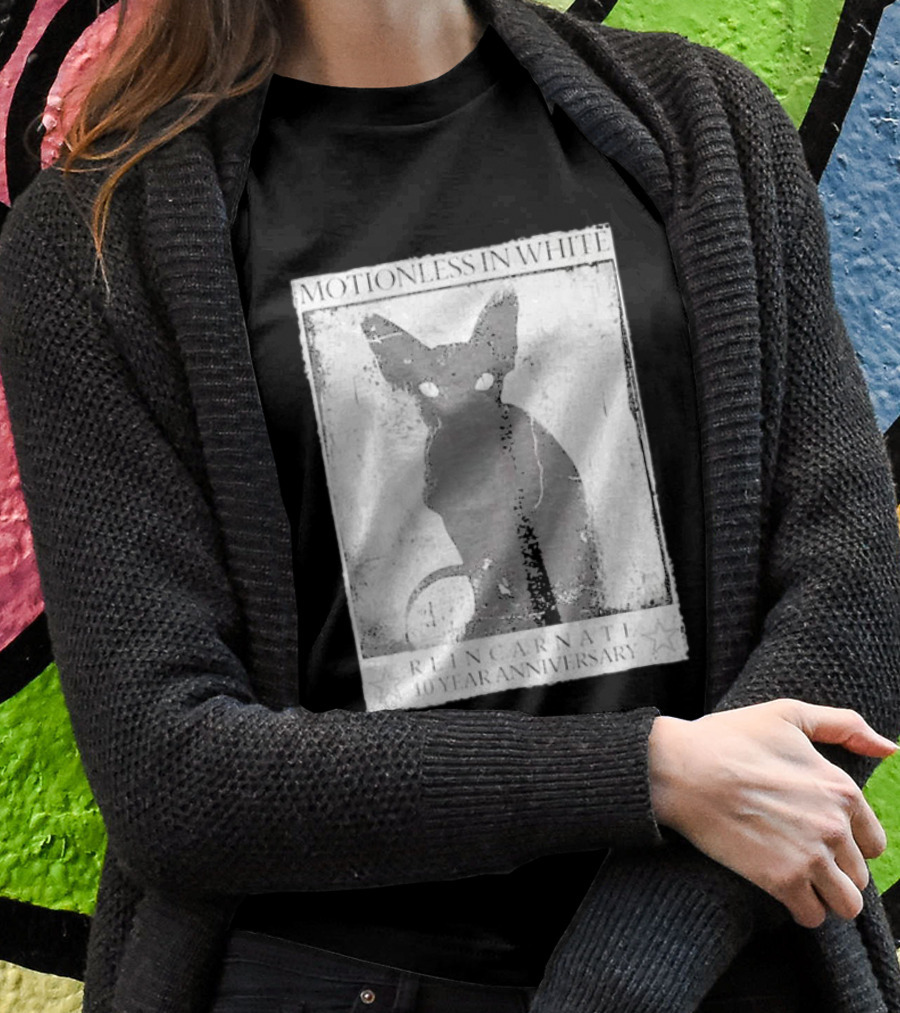 Motionless In White Reincarnate 10 Year Anniversary Sphynx Shirt