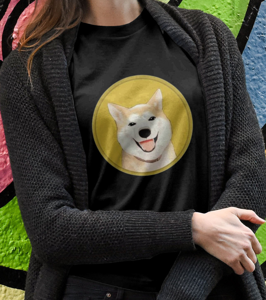 Neiro Shiba Inu Circle Badge Emblem Shirt