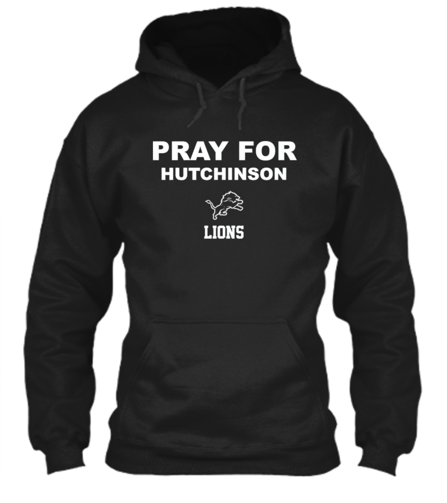 Pray For Hutchinson Detroit Lions Support Message Shirt