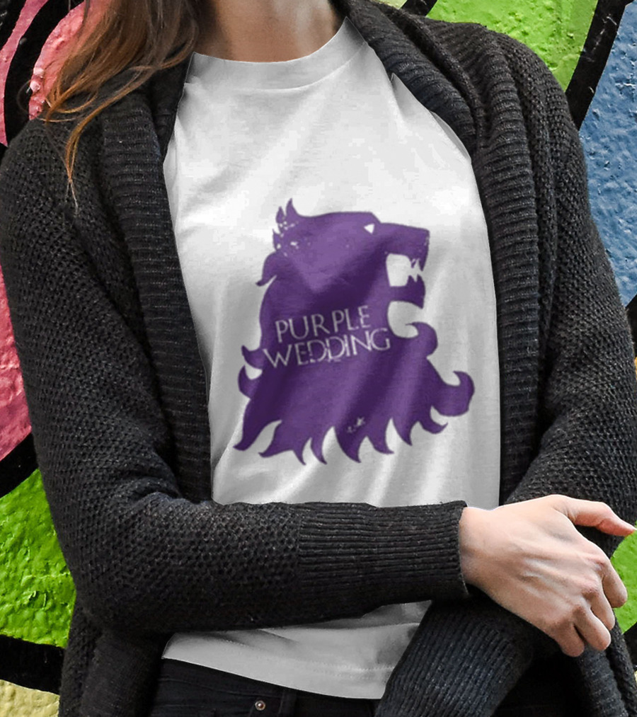 Purple Wedding Lannister Lion Crest Shirt