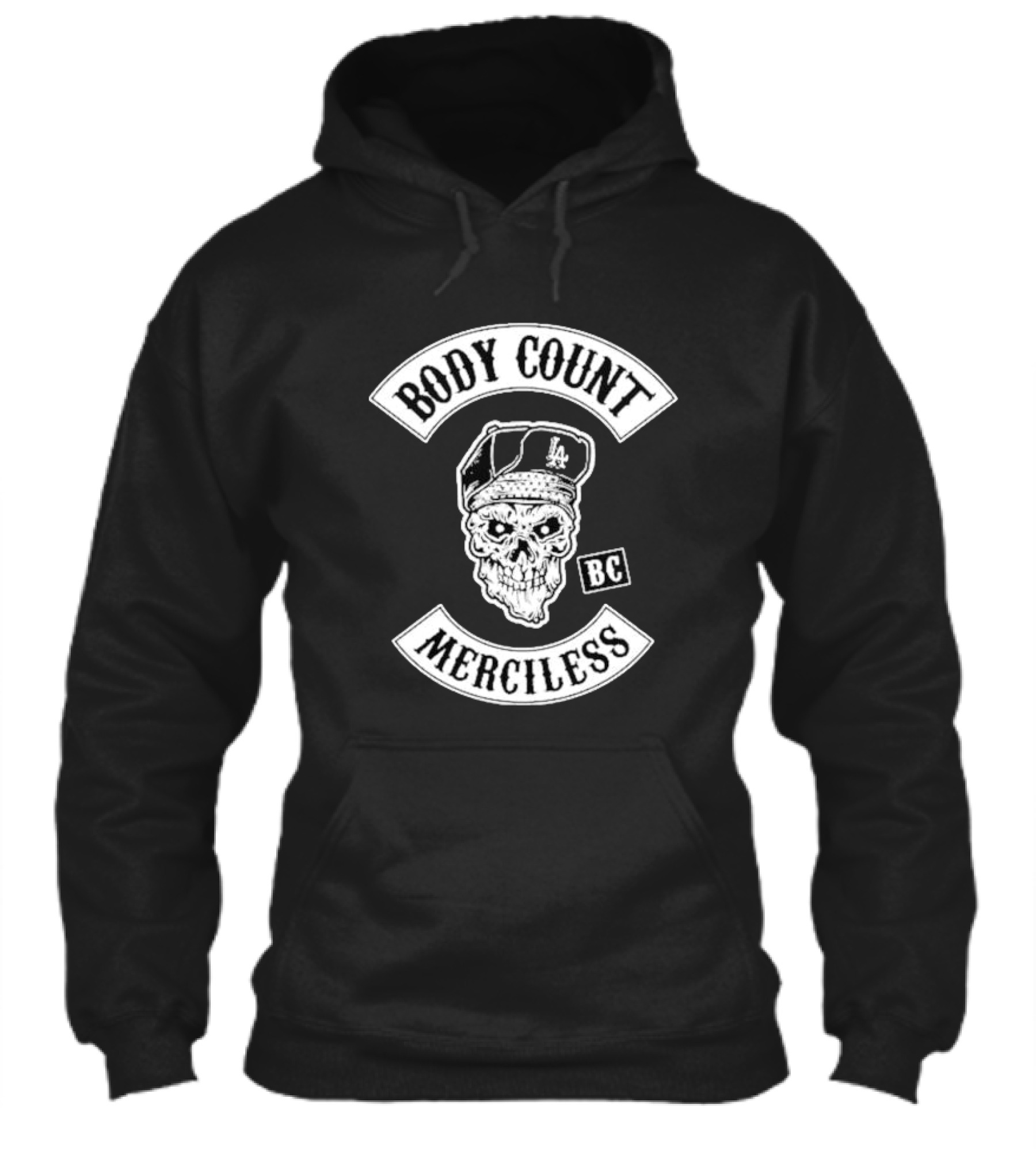 Body Count Merciless Bc Skull La Cap Shirt