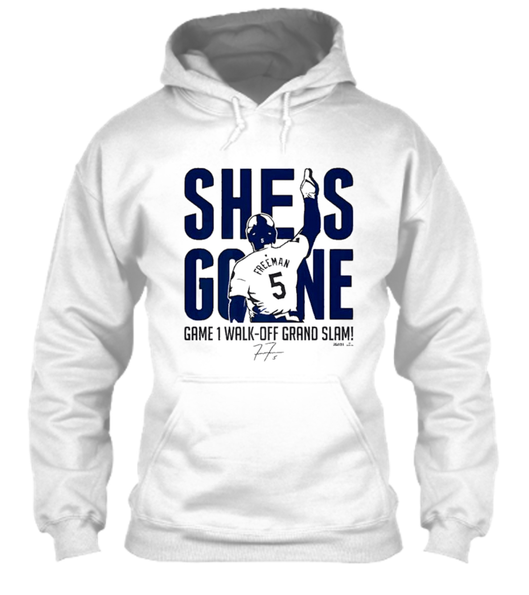She Is Gone Freeman 5 Game 1 Walkoff Grand Slam Shirt