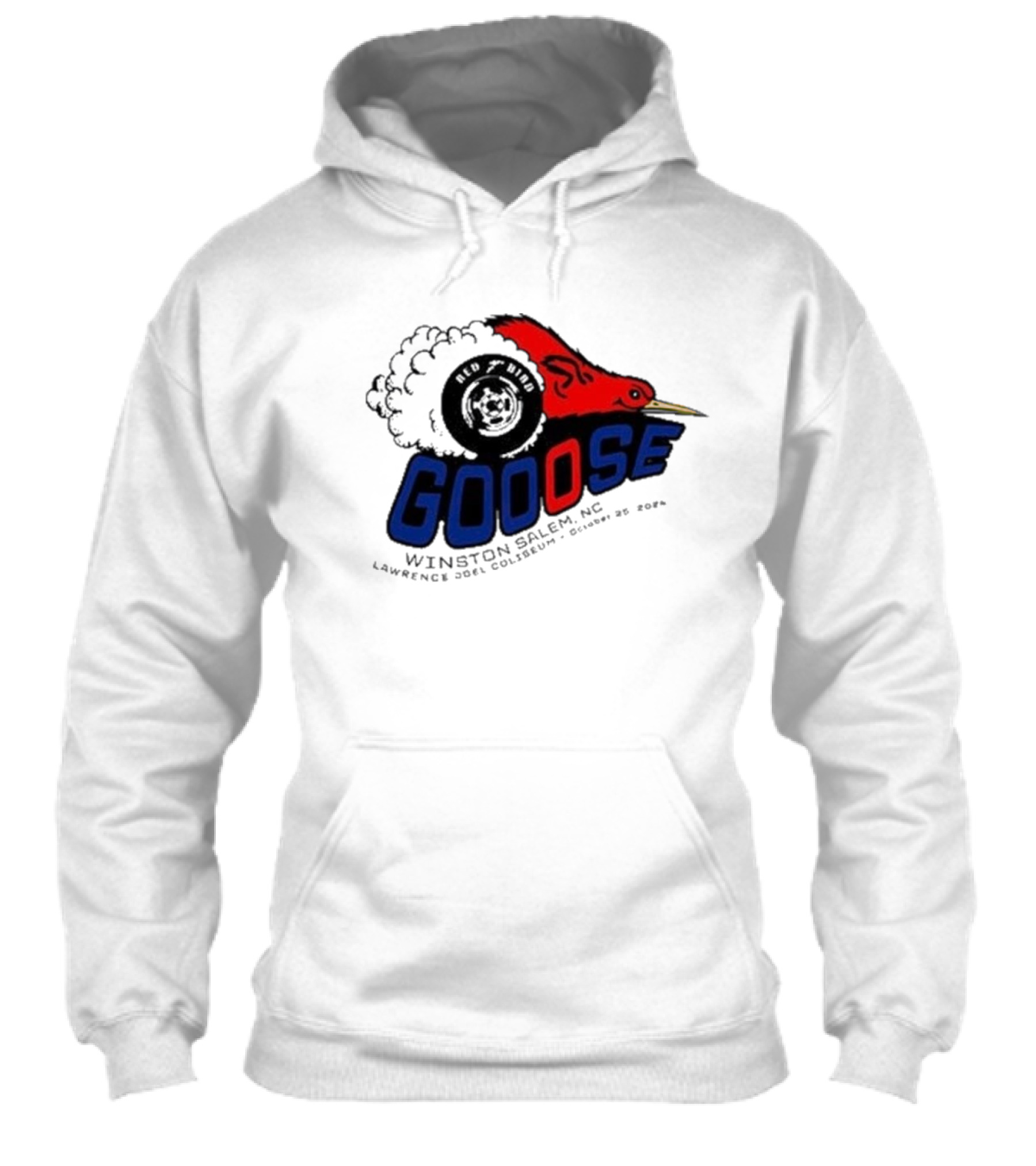 Goose Red Head Winston Salem Nc Lawrence Joel Coliseum October 25 Shirt