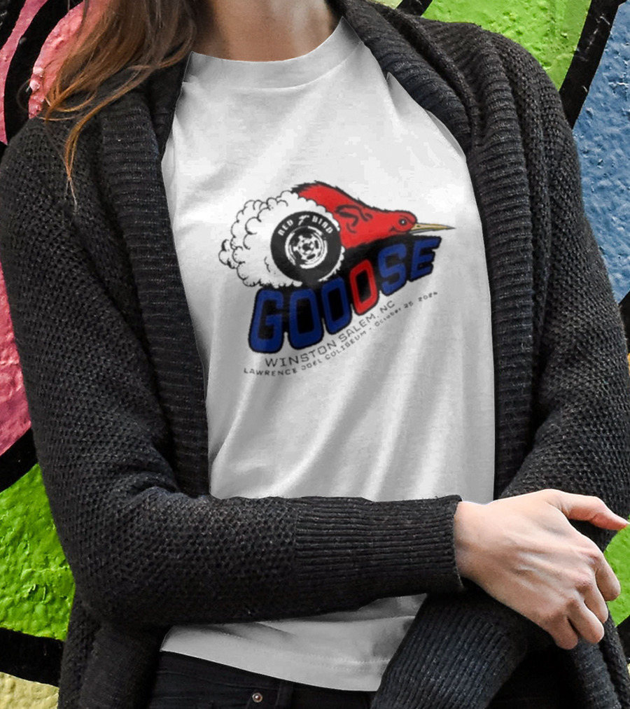 Goose Red Head Winston Salem Nc Lawrence Joel Coliseum October 25 Shirt