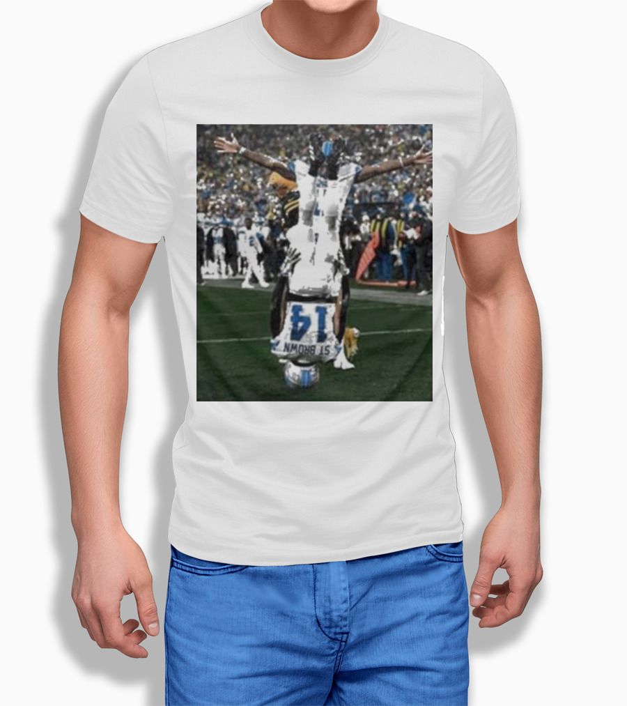 Amon Ra St Brown Ice Cold Touchdown Celebration Football Detroit Lions Shirt