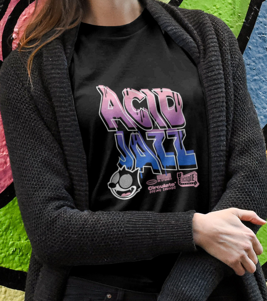 Acid Jazz Circulate Seeing Sounds Housecat In Stereo Shirt