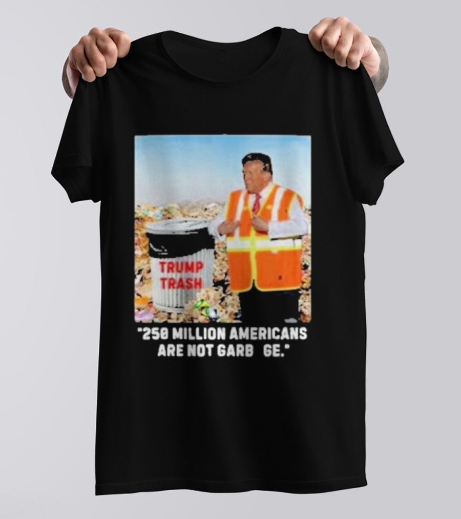 Proud To Be Garbage Trump American Flag Shirt