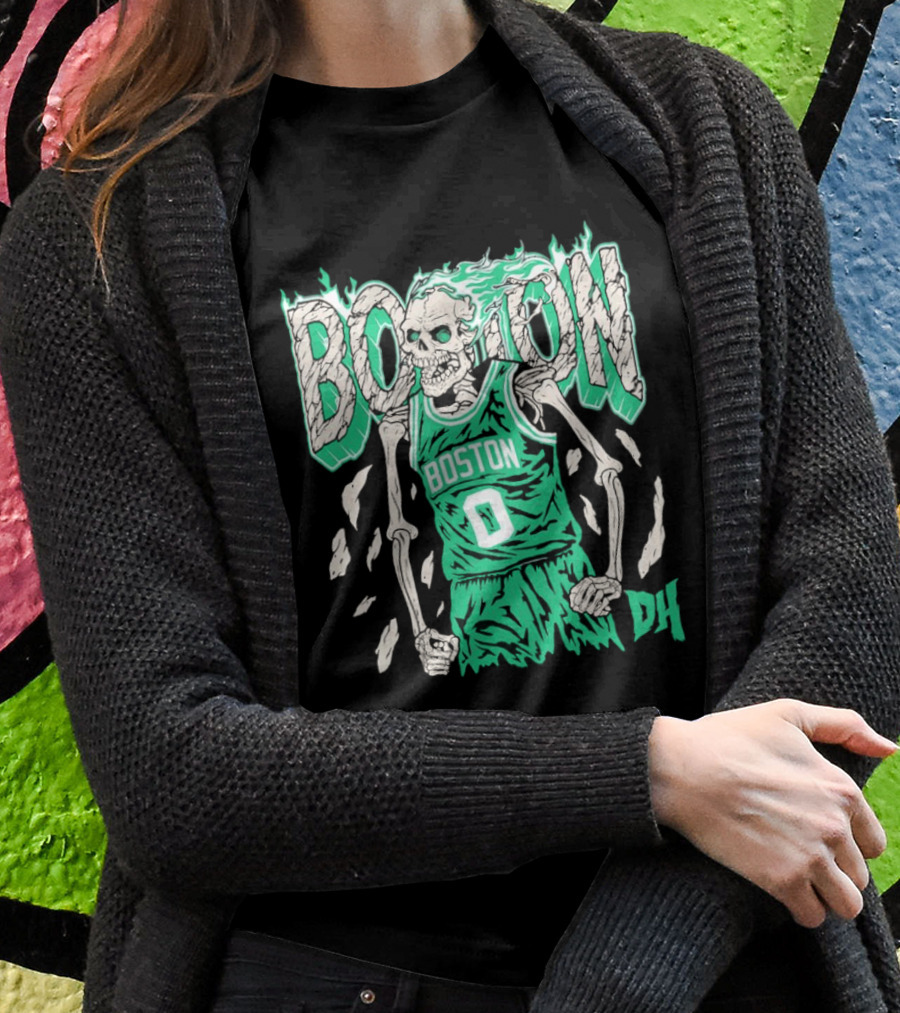 Drip Heads Celtics Boston Skeleton Jersey Dh 0 Shirt