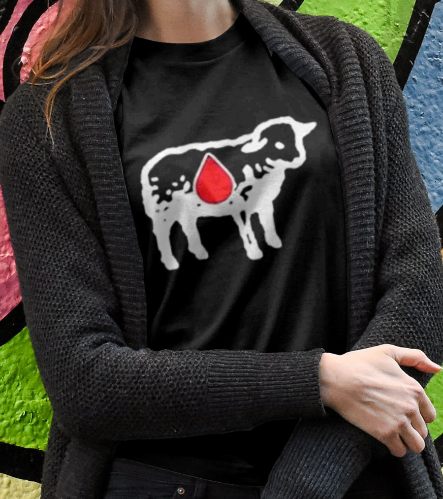 Counterparts Lamb With Red Teardrop Shirt