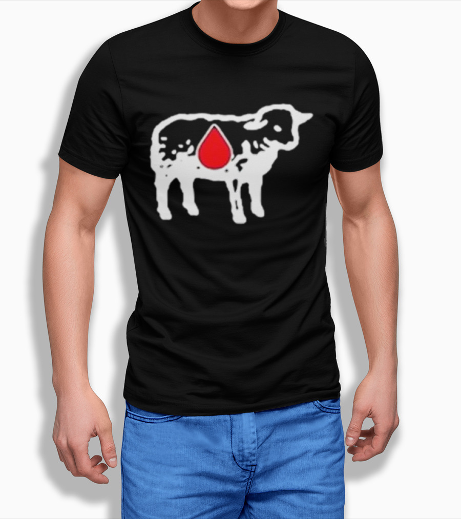 Counterparts Lamb With Red Teardrop Shirt