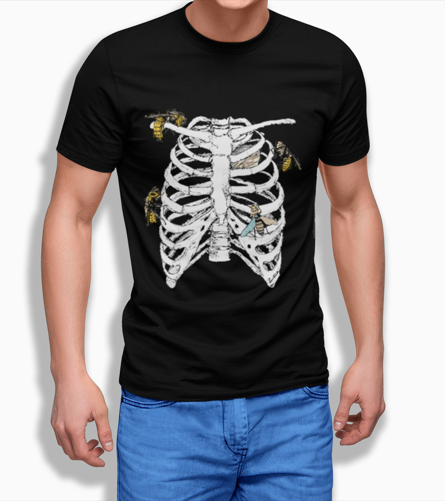 Happenstance Haven His Ribcage With Hornets Nest Inside Shirt