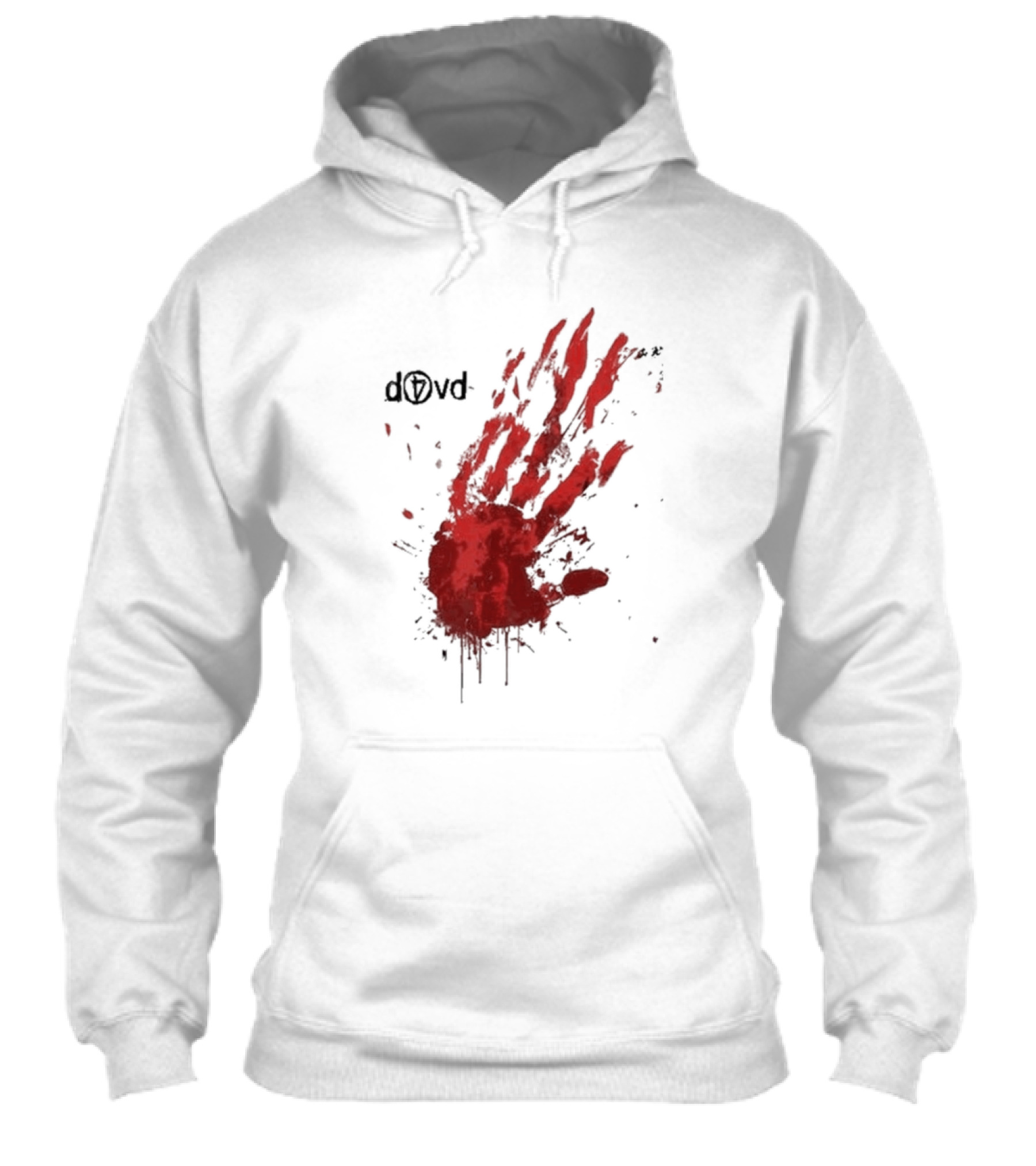 D4Vd Blood Handprint Splatter Shirt