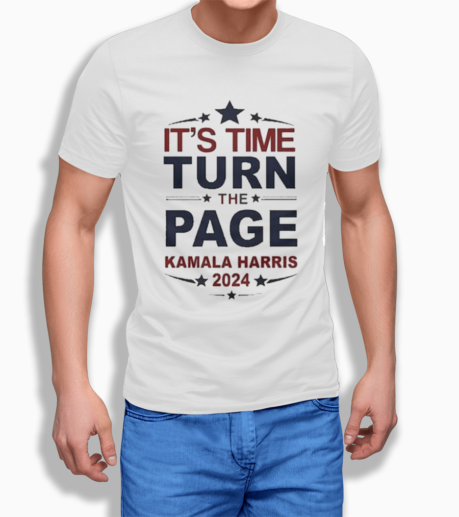 Its Time Turn The Page Kamala Harris Shirt
