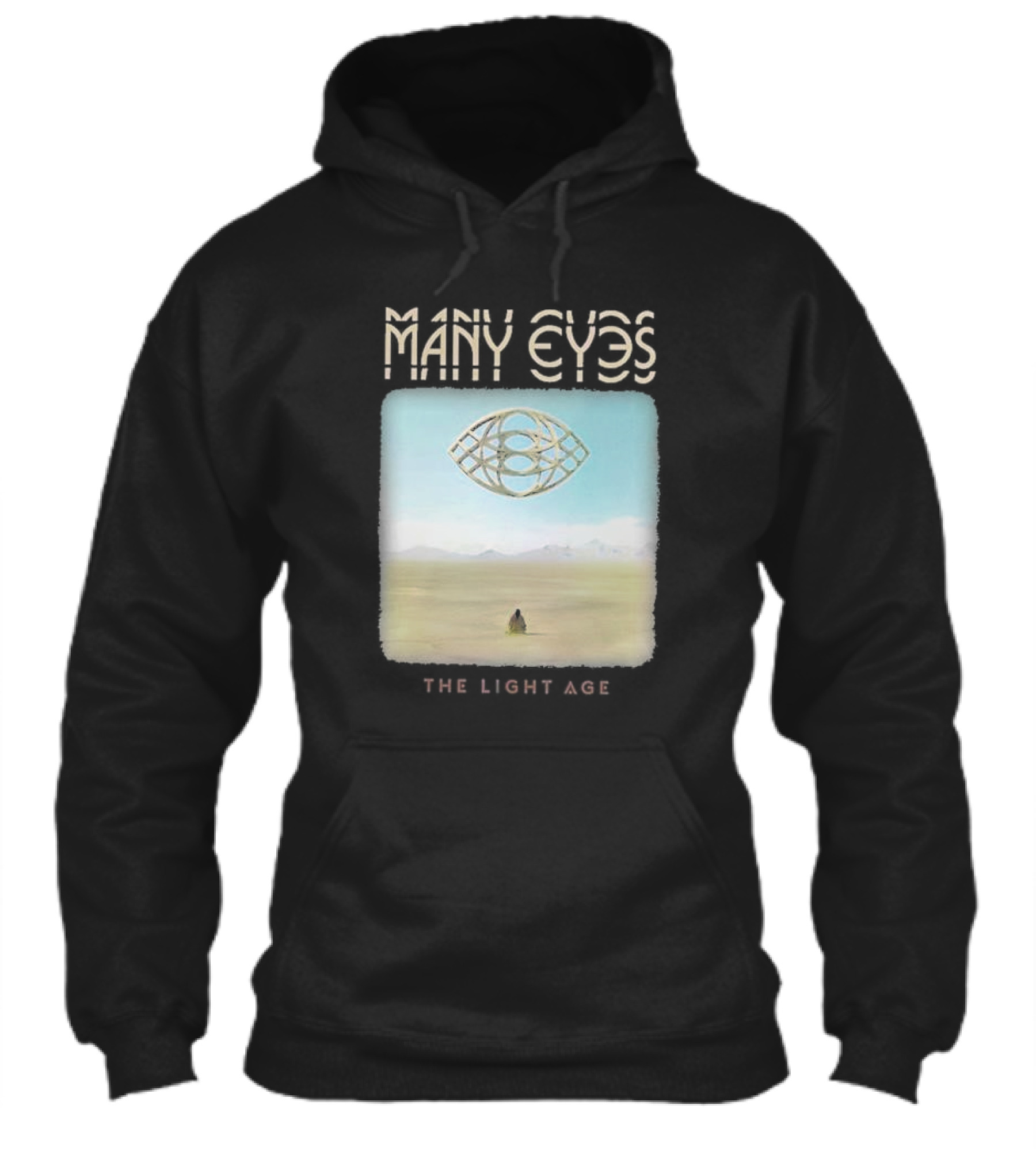 Many Eyes The Light Age Many Eyes Album Cover Desert Scene Shirt