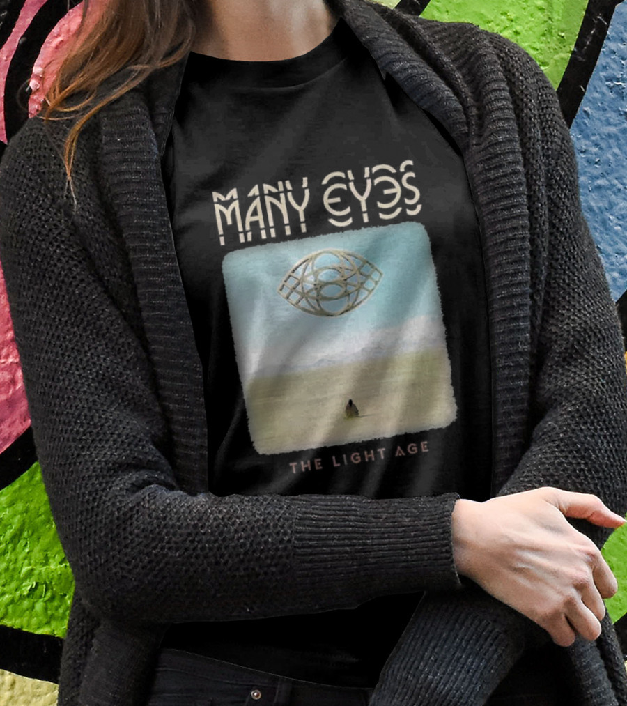 Many Eyes The Light Age Many Eyes Album Cover Desert Scene Shirt