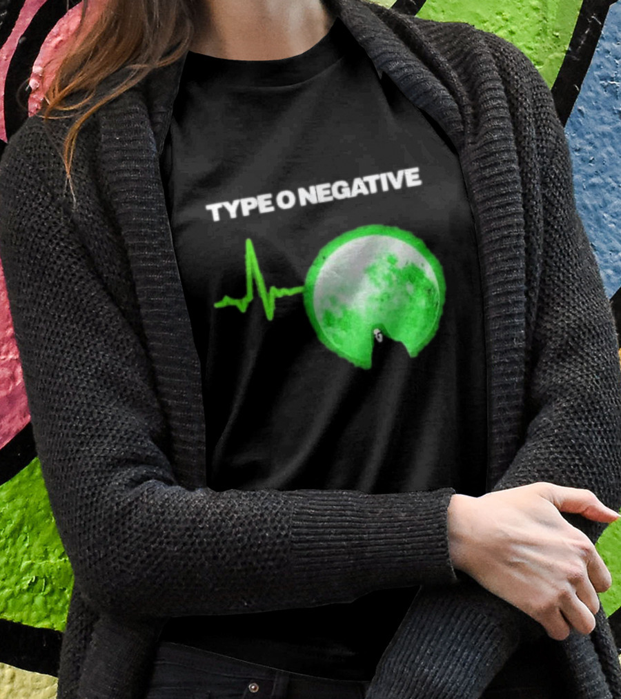 Type O Negative Green Moon Heartbeat Shirt