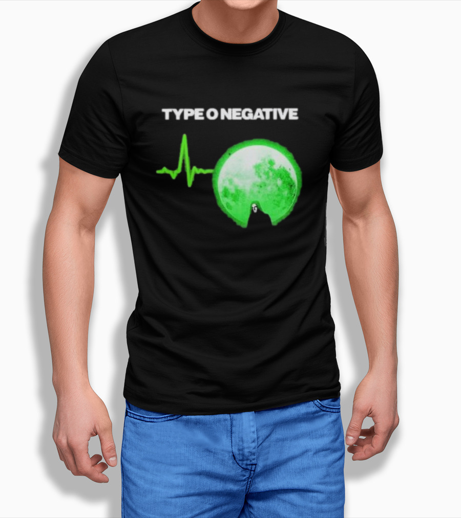Type O Negative Green Moon Heartbeat Shirt