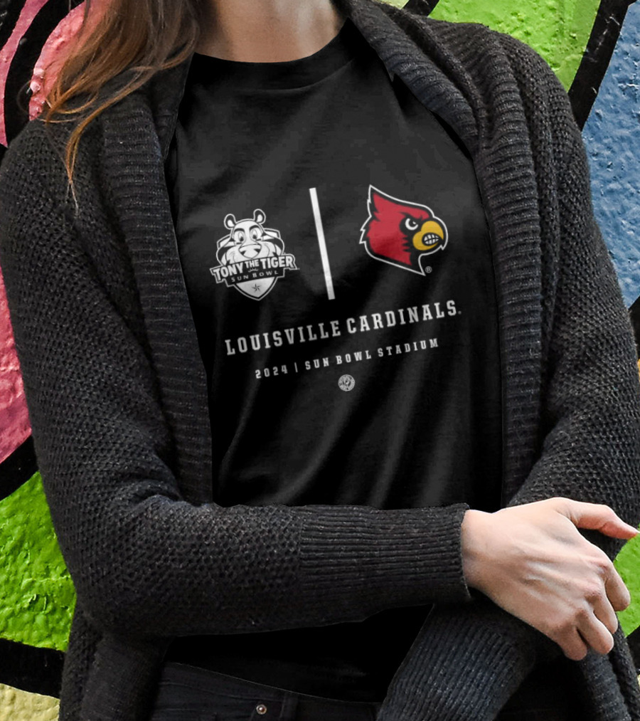 Louisville Cardinals 2024 Tony The Tiger Sun Bowl Stadium Shirt