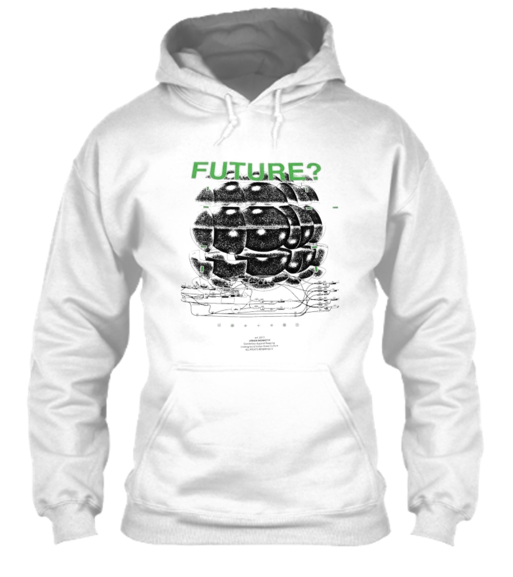 Future Urban Monkey Genderless Apparel Underground Indian Street Culture Shirt