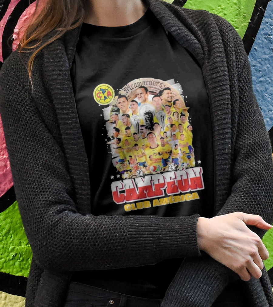 Club Ameirica Campeoin 2024 Pionomenos Liga Mx Shirt