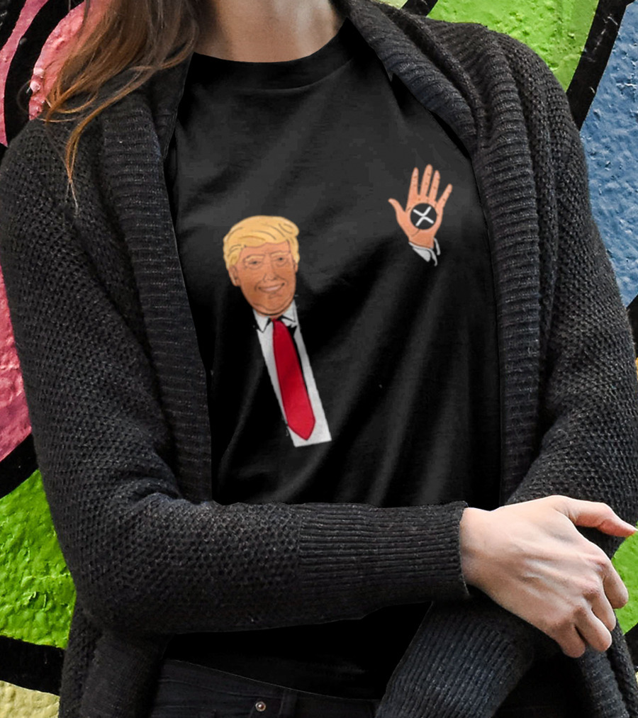 Trump Holding Xrp Shirt