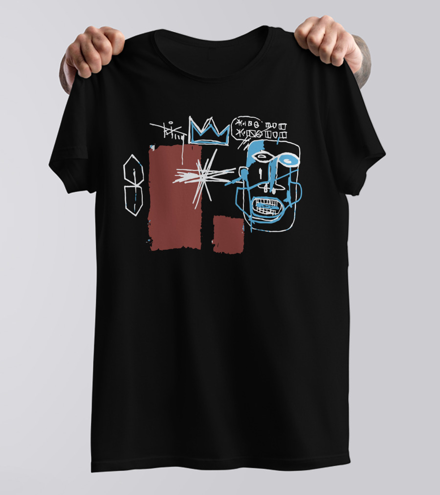 Louis Tomlinson Converse Basquiat Crown Face Sketch Shirt