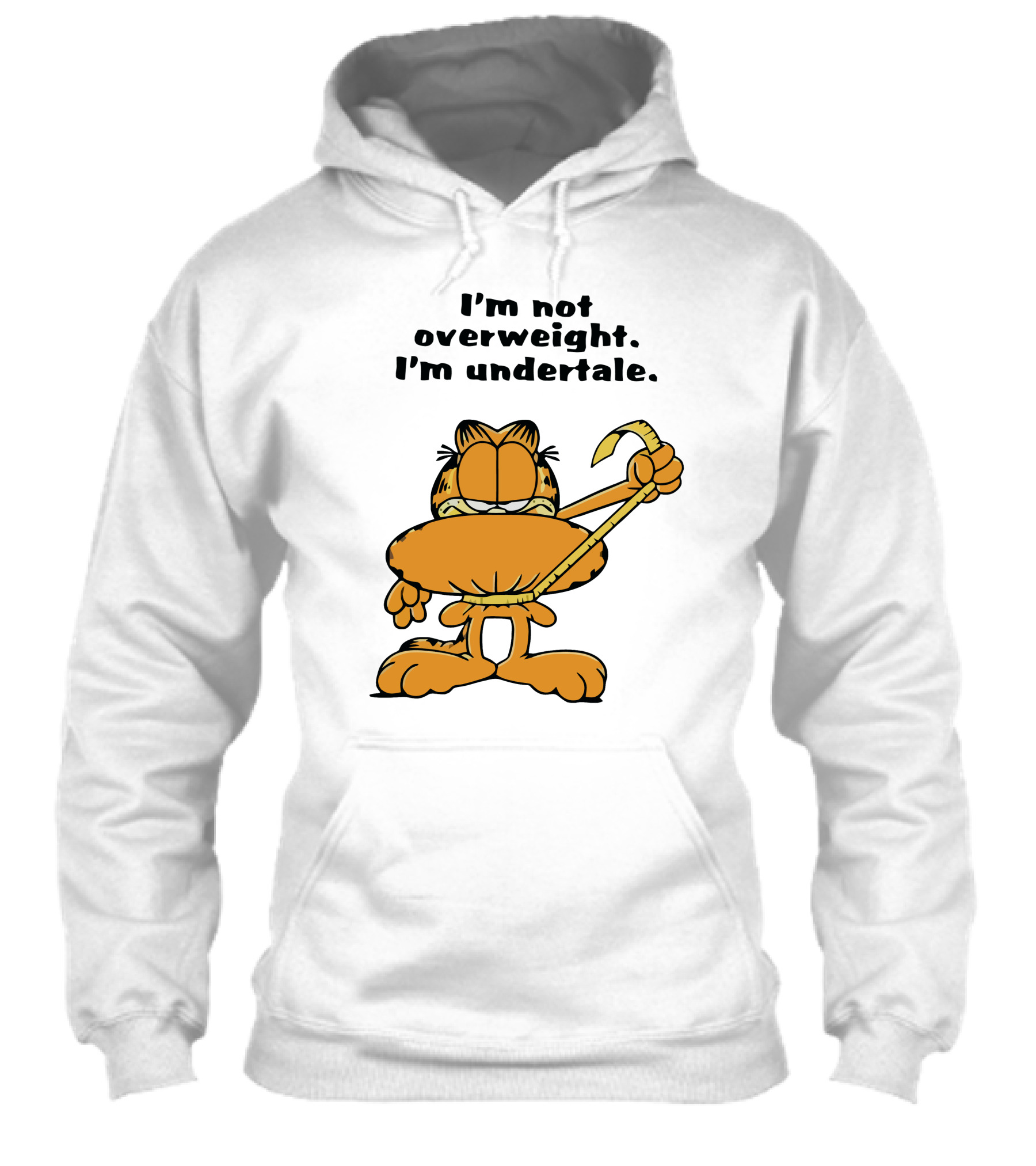 Im Not Overweight Im Undertale Garfield Image Shirt